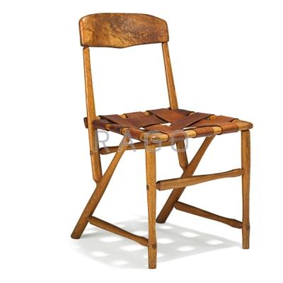 Appraisal: WHARTON ESHERICK - Hammer Handle Chair Paoli PA late s