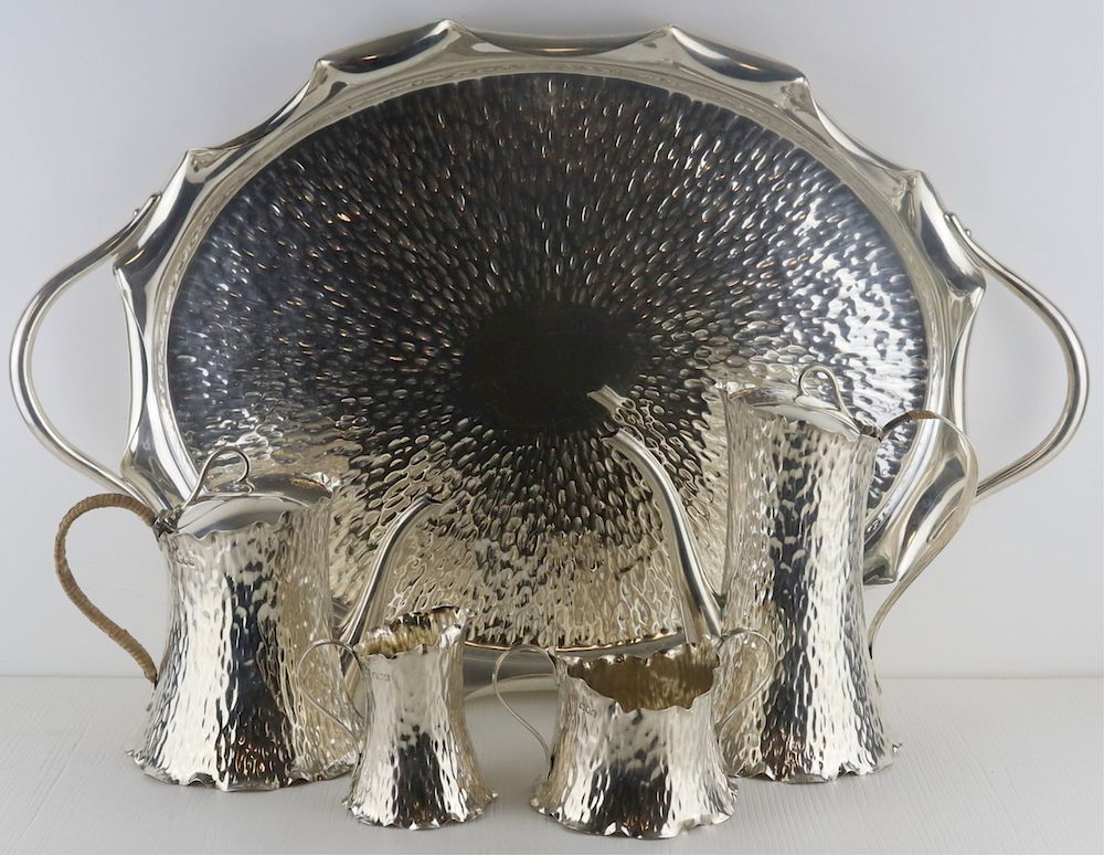 Appraisal: SILVER Attr Christopher Dresser English Silver Attributed to Dr Christopher