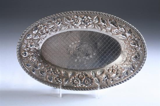 Appraisal: SCHOFIELD STERLING SILVER BALTIMORE ROSE BREAD TRAY Circa Baltimore Silversmiths