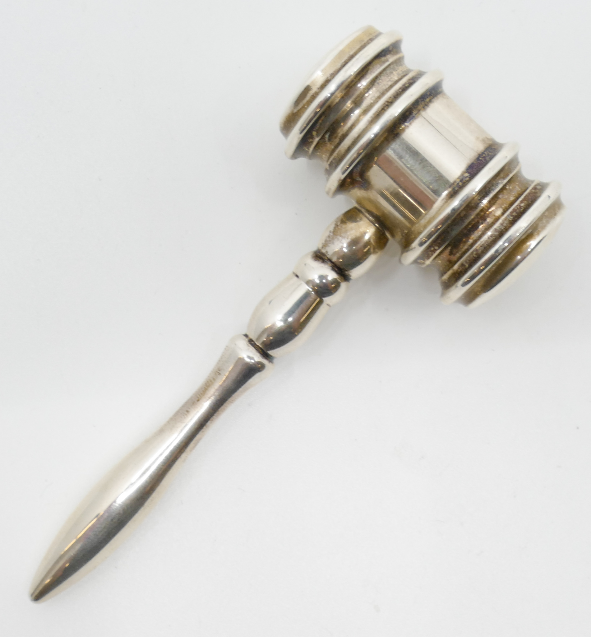 Appraisal: Tiffany Co Solid Sterling Miniature Gavel '' - Grams