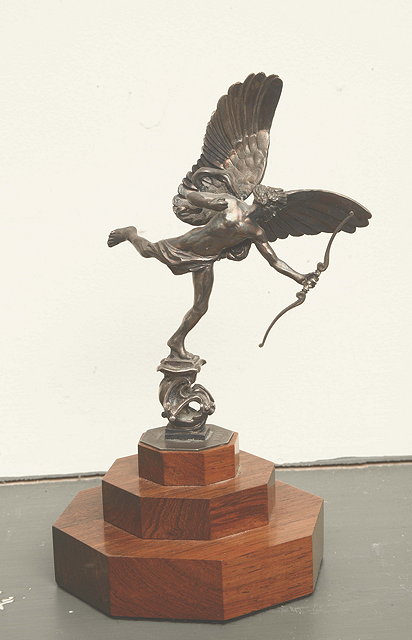 Appraisal: ATTRIBUTED TO ALFRED GILBERT - - A silver metal model