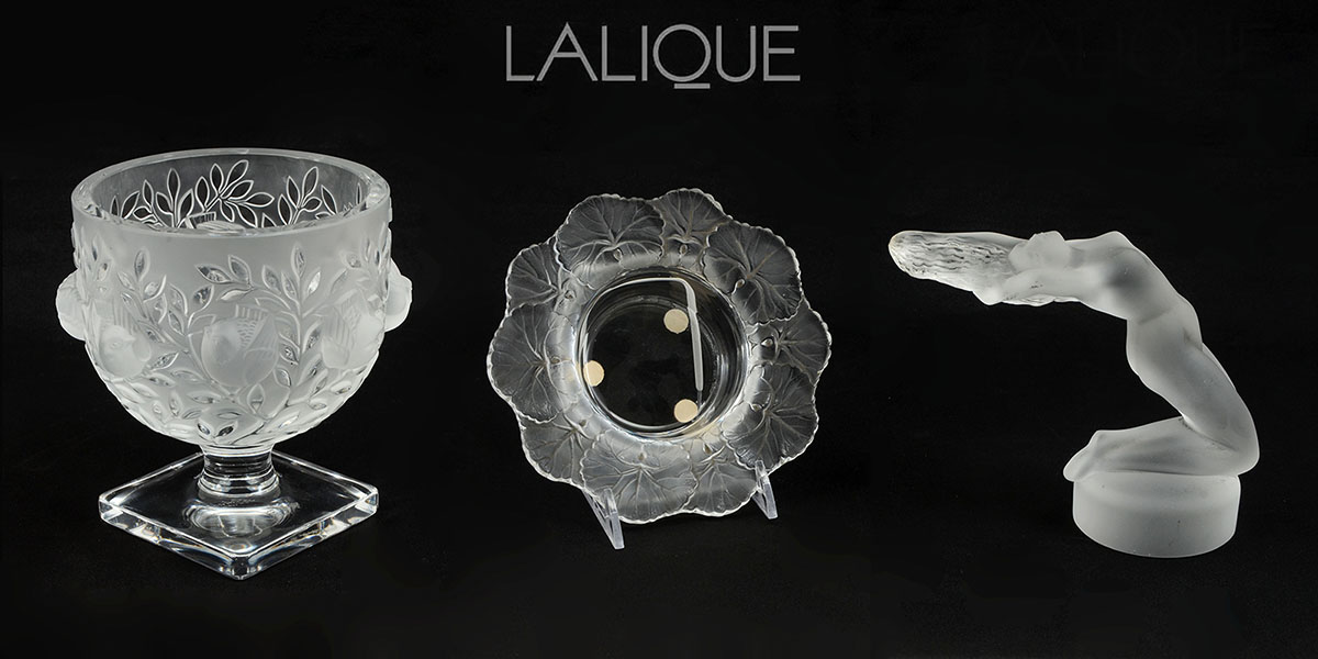 Appraisal: PIECE COLLECTION OF LALIQUE CRYSTAL pieces total to include ''Elizabeth''