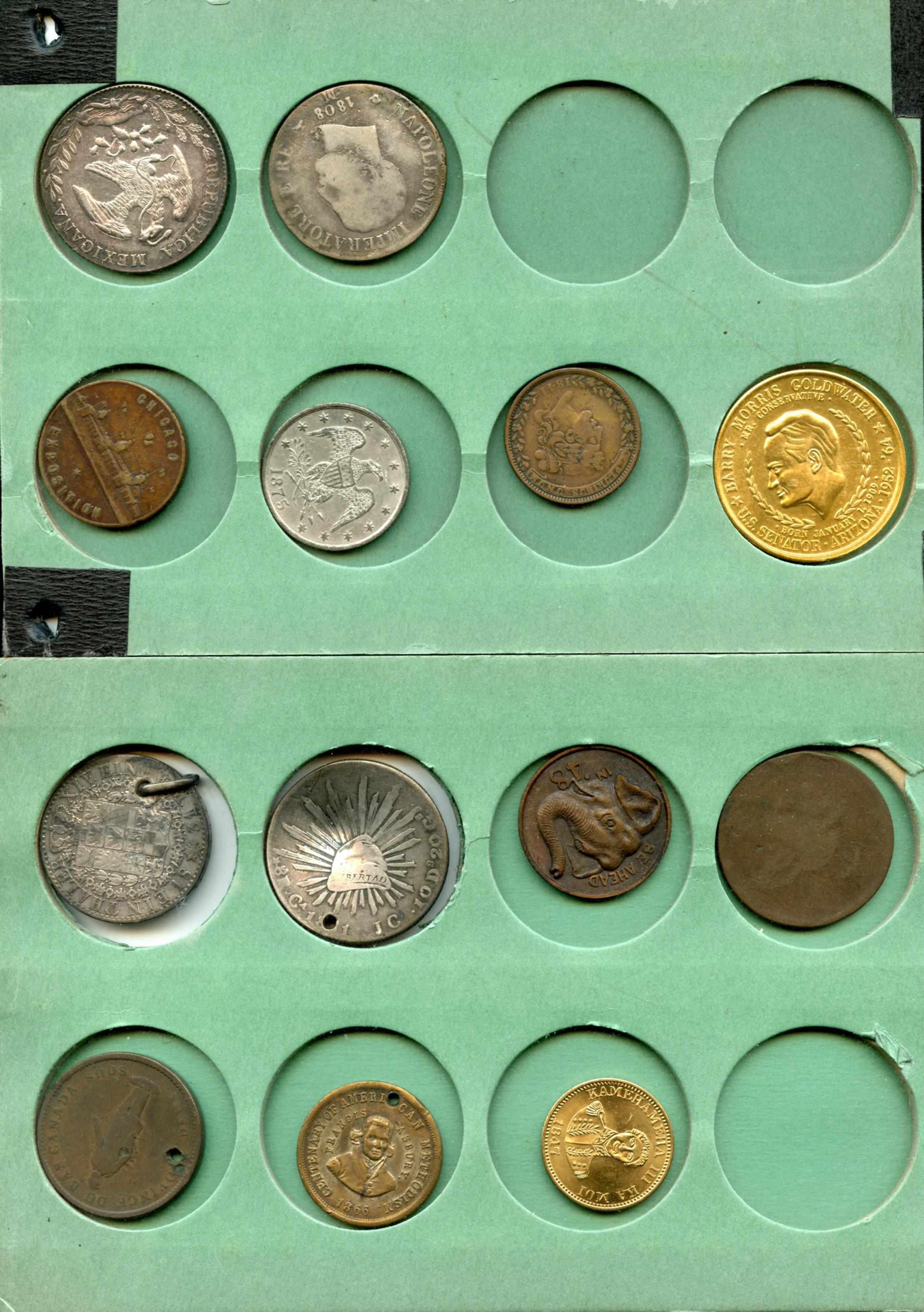 Appraisal: Miscellaneous Coins and Tokens Including Silver Dollars Morgan Civil War