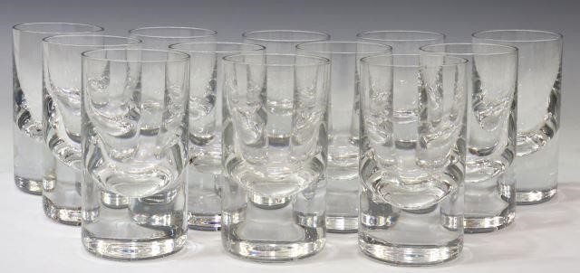 Appraisal: lot of French crystal tumblers Baccarat in the Perfection pattern