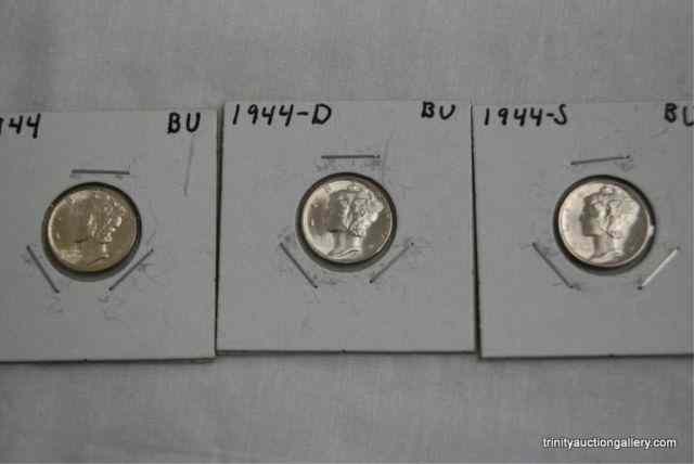 Appraisal: -D -S Silver Mercury Head Dime CoinsThis is for all