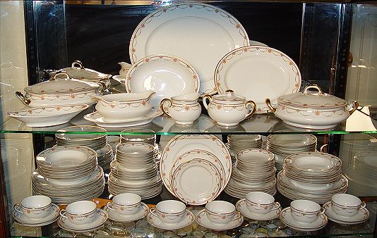 Appraisal: FRENCH LIMOGES CHINA SERVICE Bernardaud Co Ca - Approx pieces