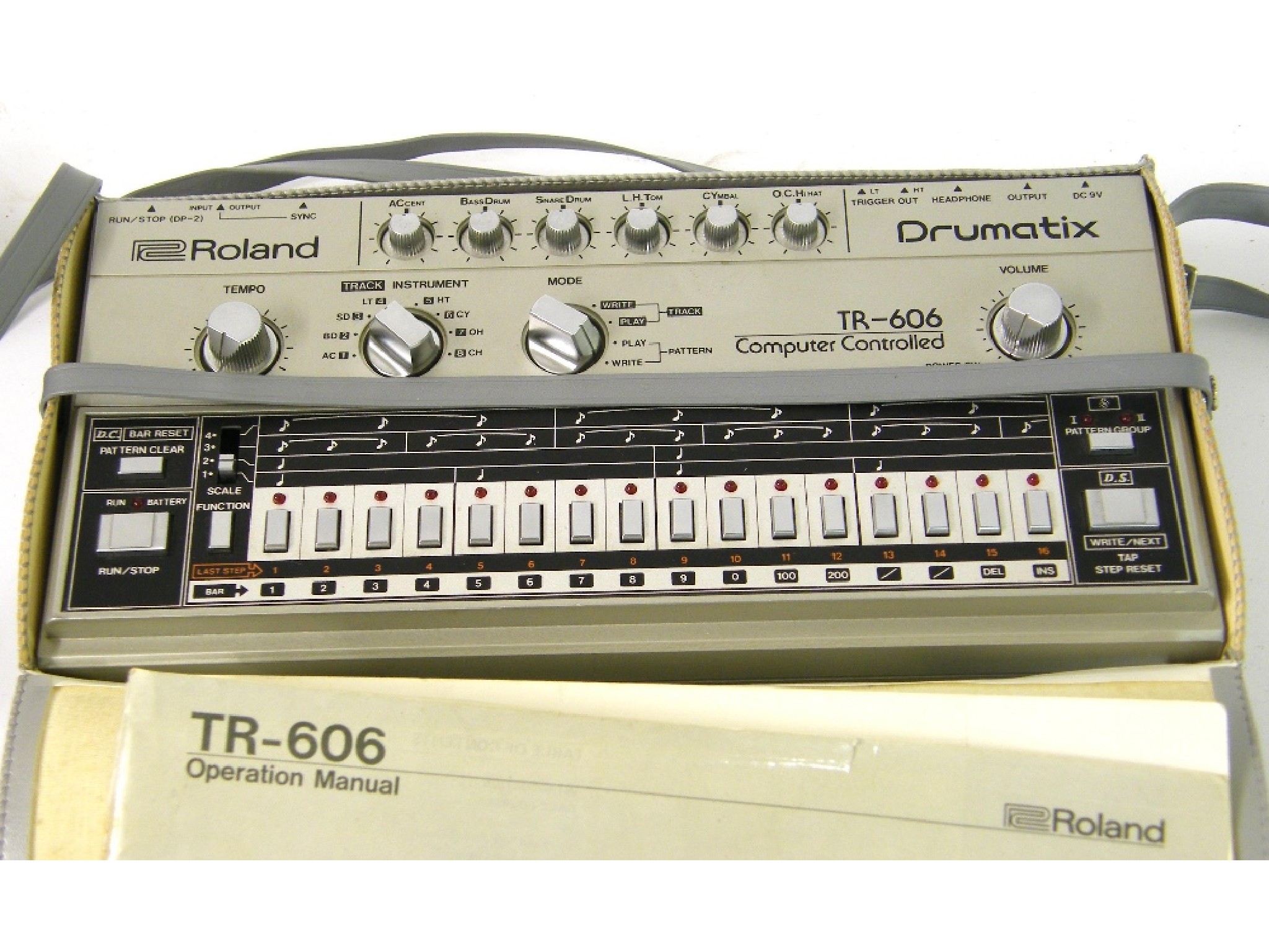 Appraisal: Roland Drumatix TR- unit case and operating manual