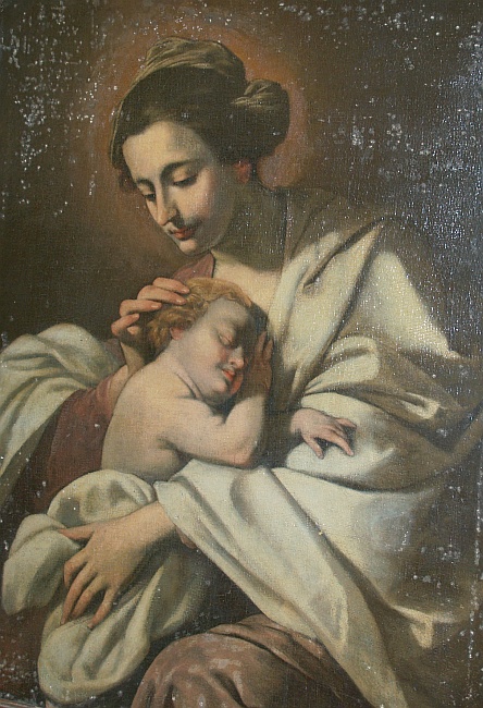 Appraisal: Italian School th th Century Mother with a Sleeping Child