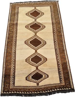 Appraisal: A Rare Persian Gabbeh Runner Approx '- x '- Low