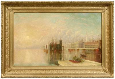 Appraisal: Venetian School painting view of Venice from the Grand Canal