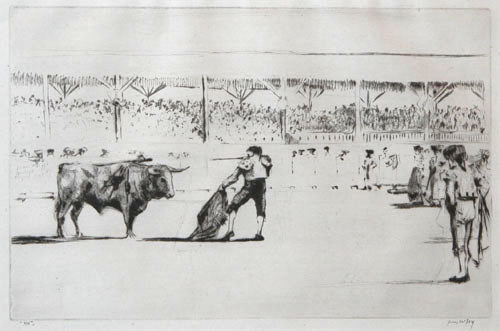 Appraisal: The Matador McBey James British - Drypoint Etching on Laid