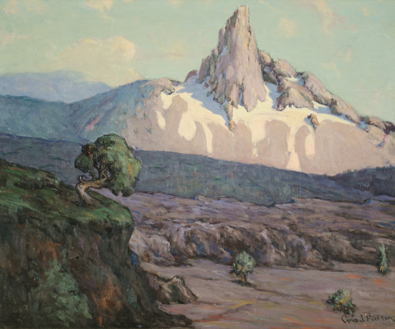 Appraisal: CYRUS JAMES FULTON OIL ON CANVAS Eugene Oregon - Mount