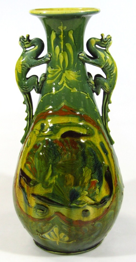 Appraisal: A thC C H Brannan Barum vase by James Dewdney