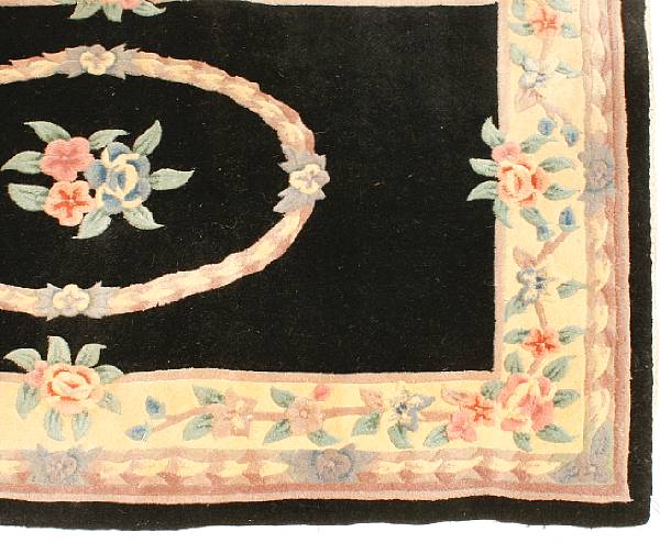 Appraisal: A pair of Chinese chain stitch rugs size approximately ft