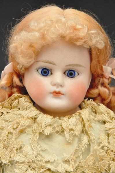 Appraisal: Early Closed Mouth German Bisque Child Doll Description Bisque shoulder