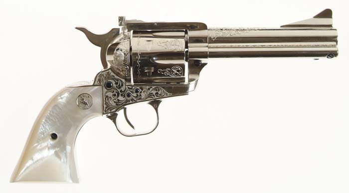 Appraisal: COLT FACTORY ENGRAVED NEW FRONTIER SINGLE ACTION REVOLVER Cal Colt