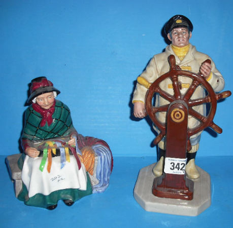 Appraisal: Royal Doulton Figures The Helmsman HN seconds and Silks and