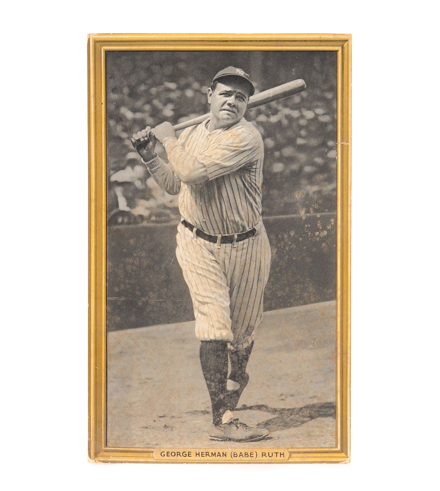 Appraisal: Babe Ruth Cutout Photograph Babe Ruth Cutout Photograph Condition Please