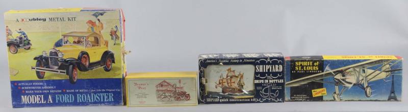 Appraisal: Lot Of Roadster Wagon Plane Ship Model Kits This lot