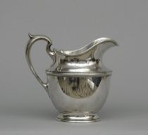 Appraisal: Gorham Sterling Pitcher Large sterling silver pitcher features a wide