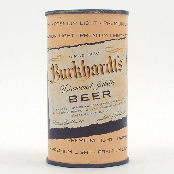 Appraisal: Burkhardts Beer Flat Top - Reference USBC - Brewery Burkhardt