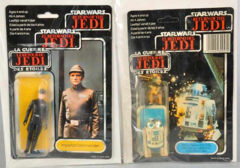 Appraisal: Lot of Star Wars Tri-Logo Carded Figures Description Includes Imperial