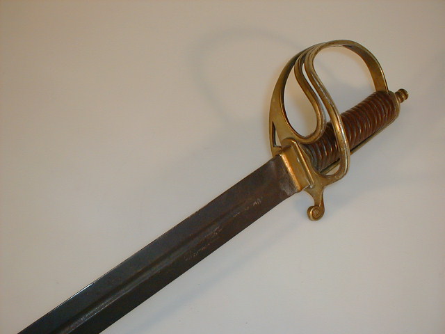 Appraisal: A late th early thC cavalry sword with a double