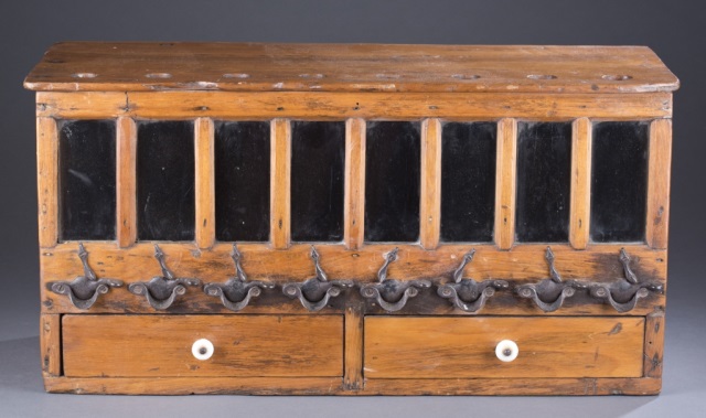 Appraisal: th C Converted Shotgun Shell Loader Drawers on lower part