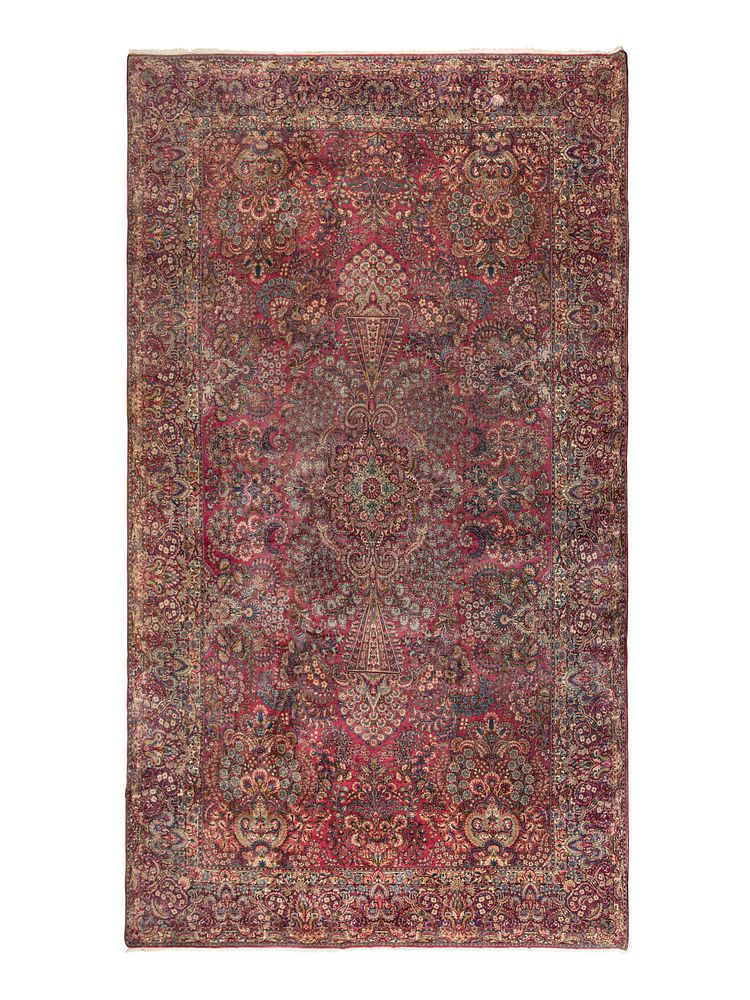 Appraisal: A Lavar Kirman Wool Rug A Lavar Kirman Wool Rug