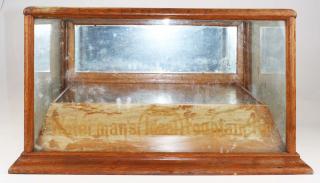 Appraisal: Late Th C Waterman'S Pens Oak Countertop Display Case Paper