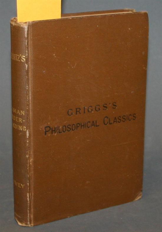 Appraisal: Philosophy John Dewey Leibniz's New Essays Concerning The Human Understanding