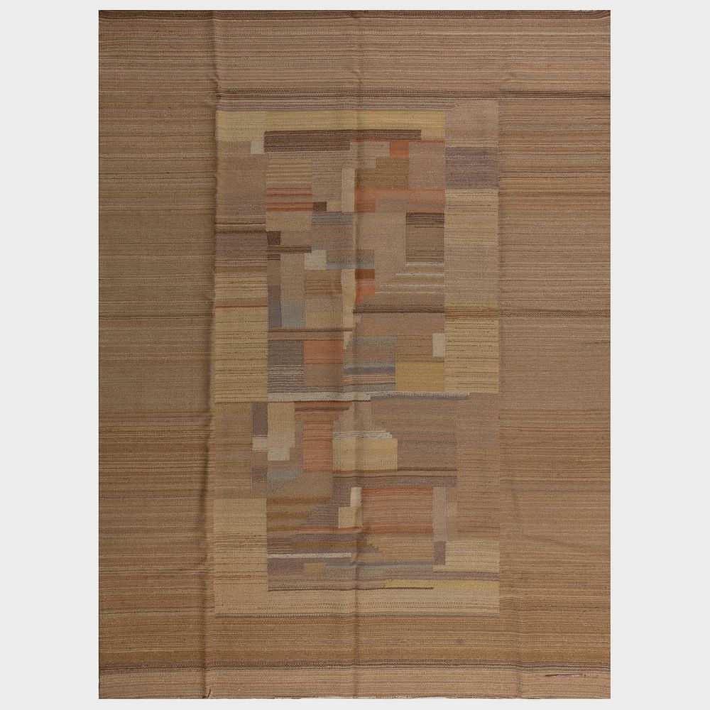 Appraisal: Swedish Kilim Attributed to Greta Skogster-Legtinen ft in x ft