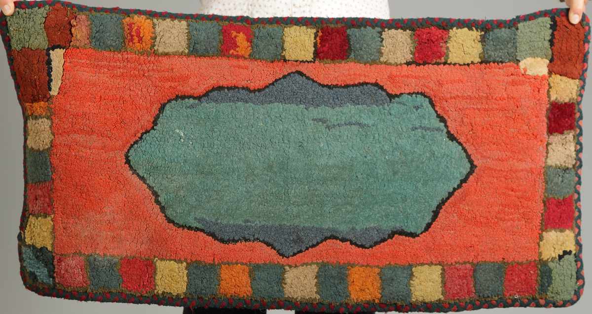 Appraisal: Group of Hooked Rugs Condition Overall very good Dimensions red