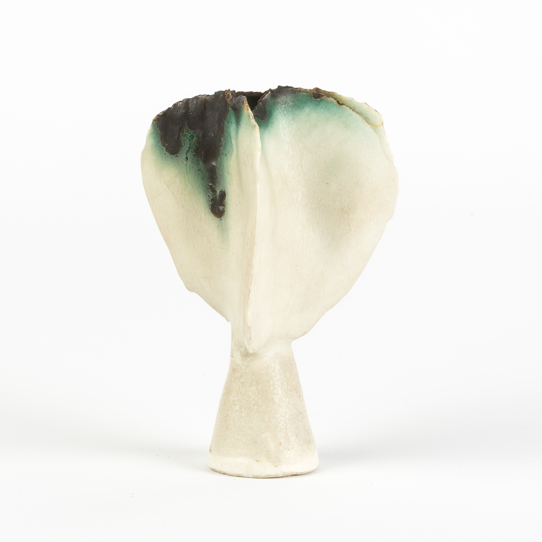 Appraisal: Ruth Duckworth British - Organic Porcelain Shape with White Glaze