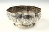 Appraisal: BOWL - Handmade Mexican sterling bowl with ribbed sides and