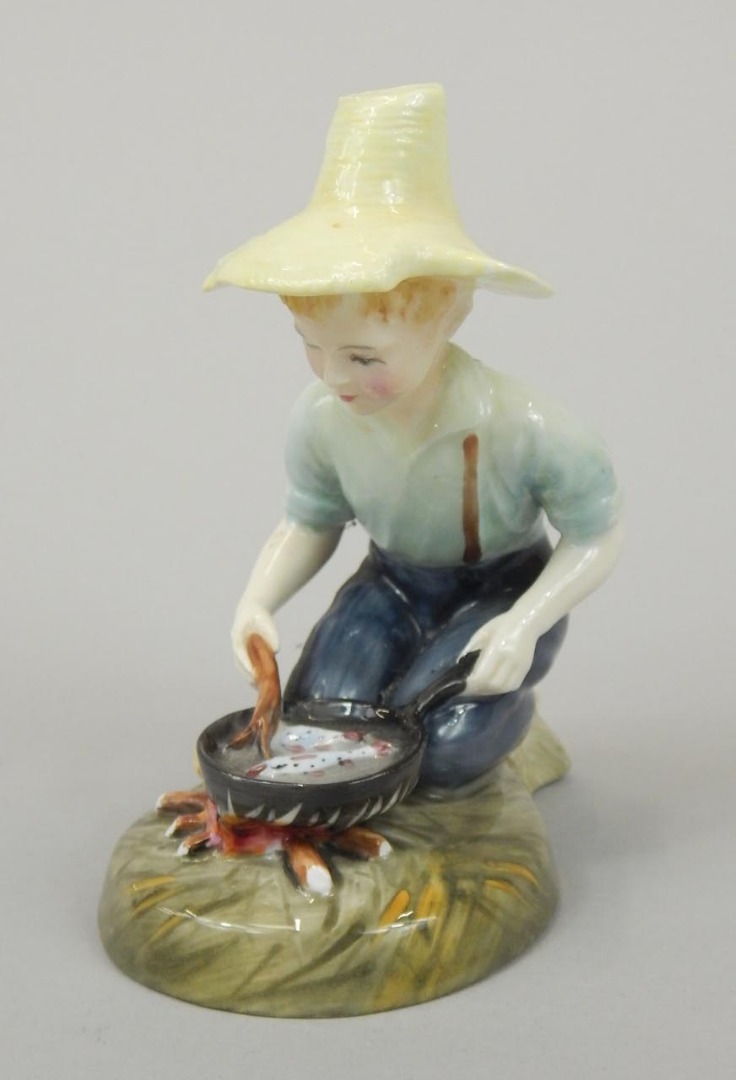 Appraisal: A Royal Doulton figure River Boy HN green printed marks