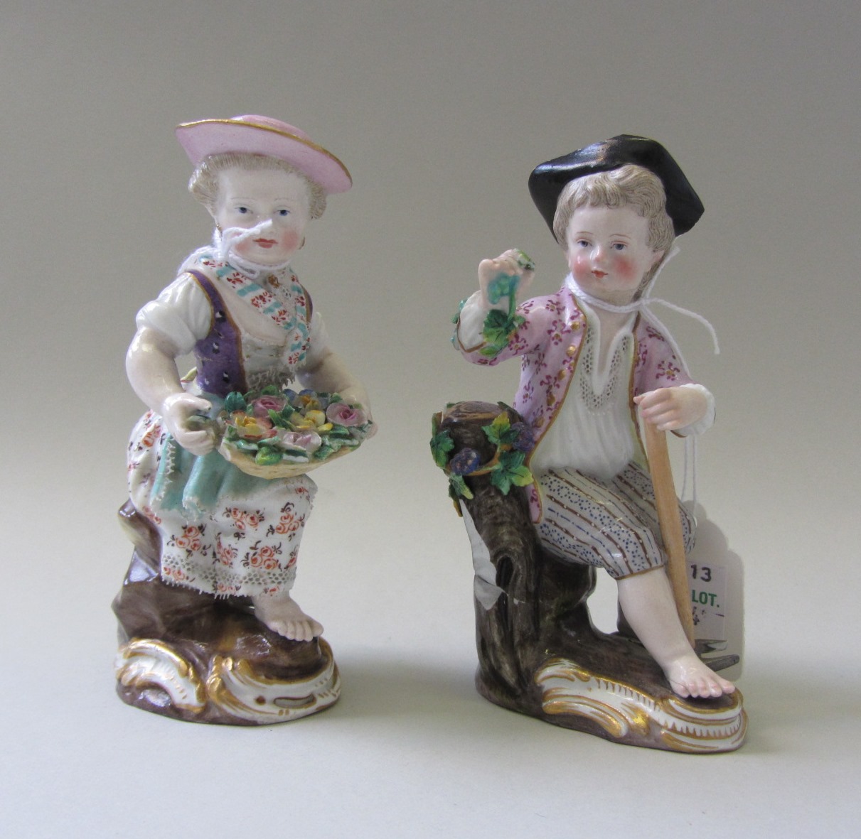 Appraisal: A Meissen figure early th century modelled as a young