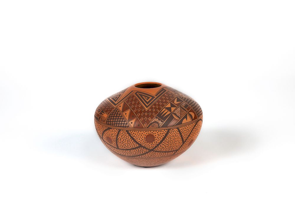 Appraisal: Les Namingha Polychrome Jar Les Namingha Hopi b Polychrome Jar