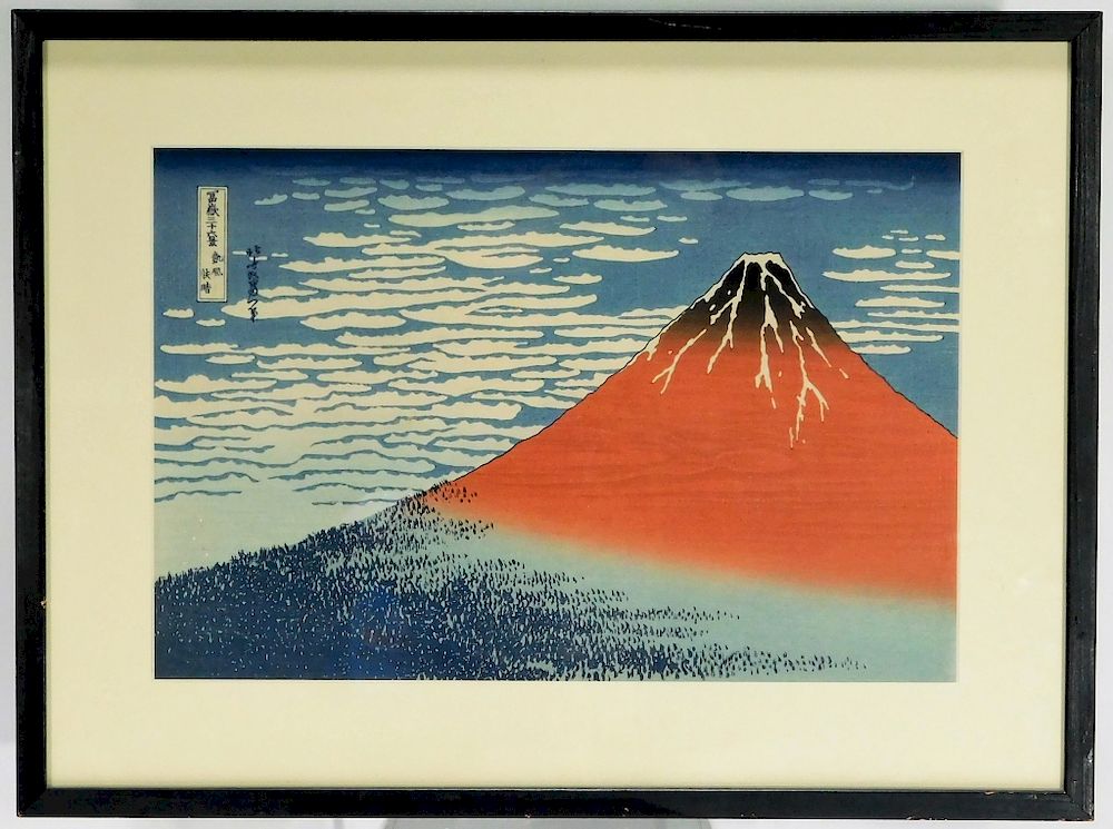 Appraisal: Katsuhika Hokusai Fine Wind Clear Morning Print Katsuhika Hokusai Japan