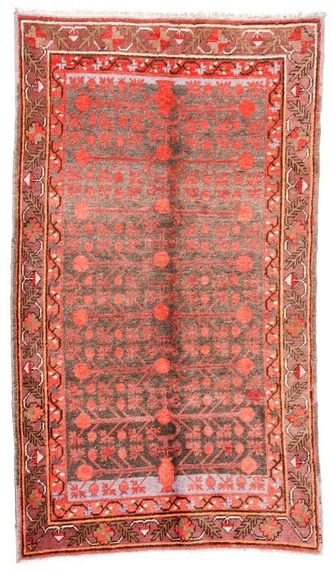 Appraisal: Antique Khotan Rug China ' '' x ' '' Antique