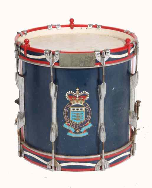 Appraisal: A LATE TH CENTURY MILITARY DRUM presented to Colonel E