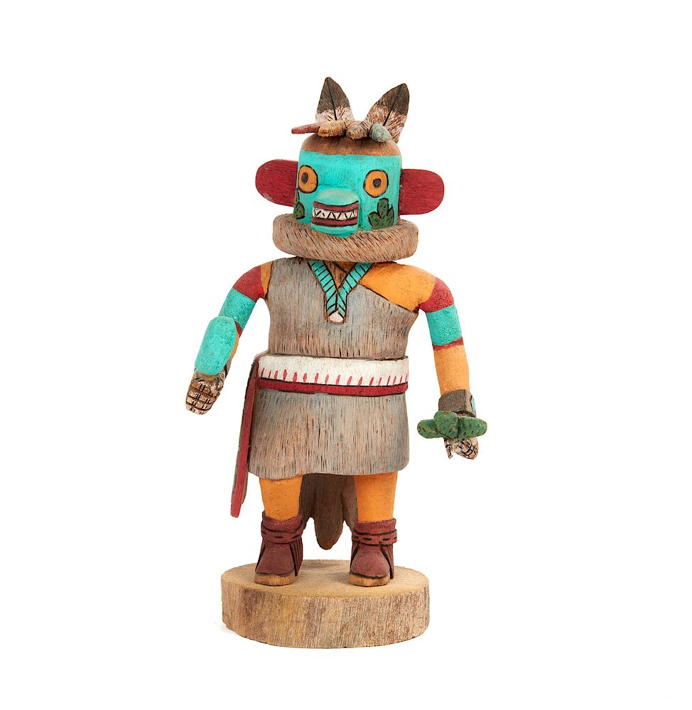 Appraisal: Hopi Chola Cactus Kachina Os k'china Deloria Adams Hopi Chola