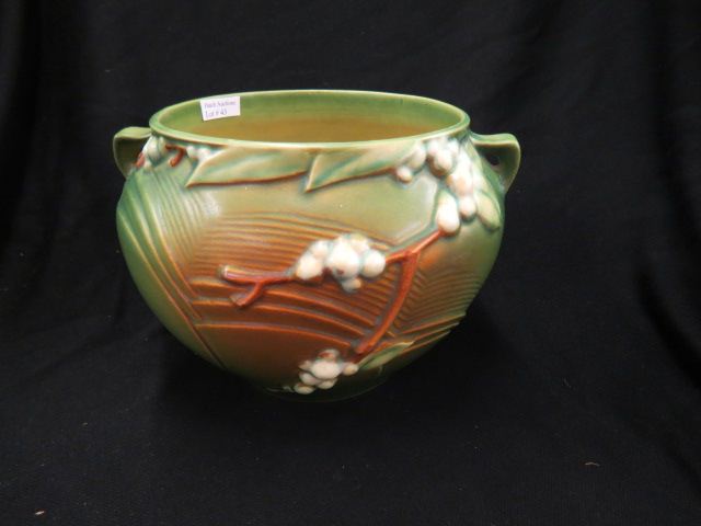 Appraisal: Roseville Bushberry Pottery Jardiniere green diameter tall iJ- excellent