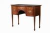 Appraisal: SERVER - Diminutive Hepplewhite mahogany bow front Continental server Molded