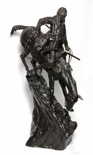 Appraisal: Bronze After Frederic Remington Mountain Man After Frederic Remington American