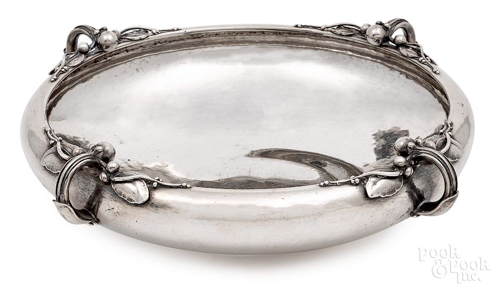 Appraisal: Georg Jensen sterling silver centerpiece bowl Exclusive on Bidsquare Georg