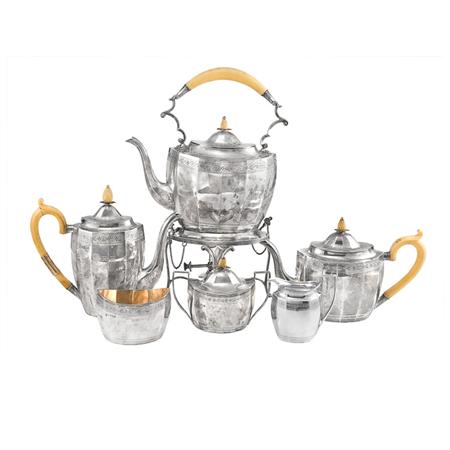 Appraisal: George V Silver Coffee and Tea Service Estimate -