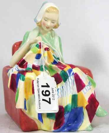 Appraisal: Royal Doulton Figure The Patchwork Quilt HN