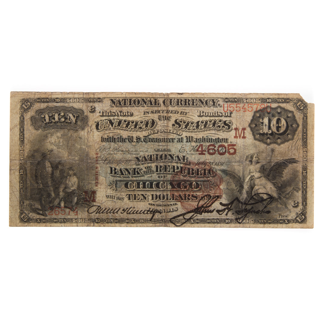 Appraisal: US National Currency Series Brown Back National Currency Series of