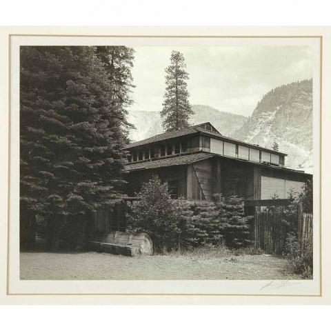 Appraisal: ADAMS ANSEL - Group of three architectural studies Variously of